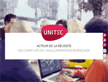 Tablet Screenshot of bordeauxunitec.com